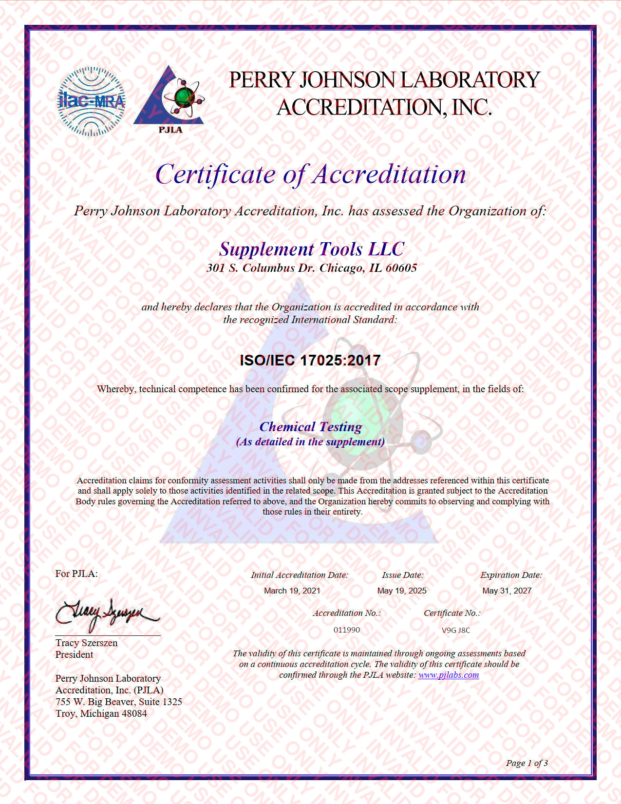 ISO/IEC Certification